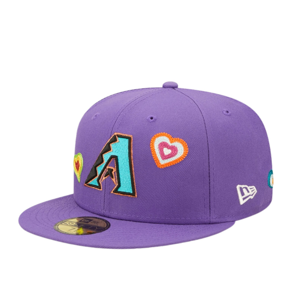 Arizona Diamondbacks Chain Stitch Heart New Era 59FIFTY Sz. 7 1/4 Fitted Hat Cap